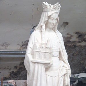 Reproduction de la statue Sainte Clothilde