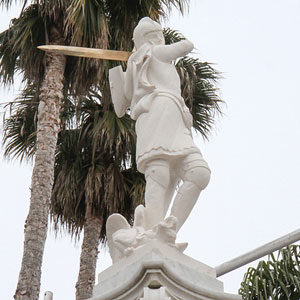 Réalisation de la statue Saint Georges à Cannes